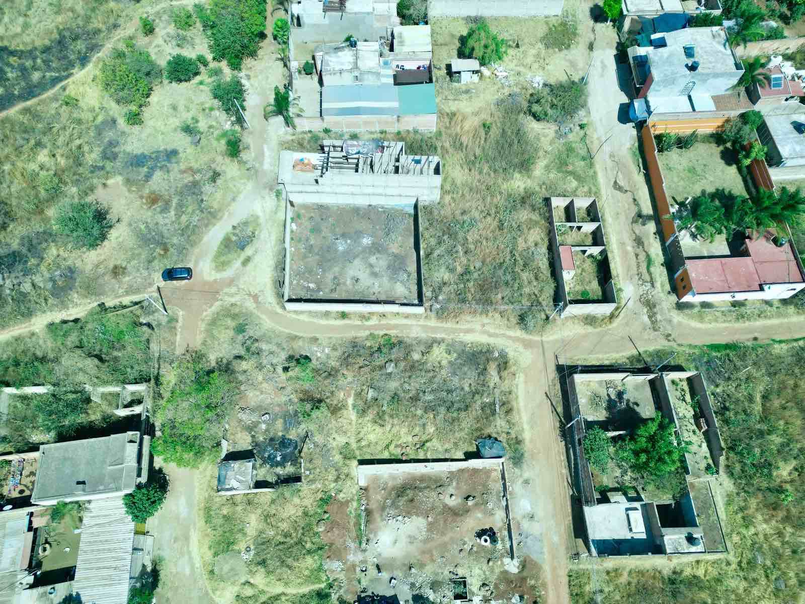 vista aérea en terreno en venta en san josé el verde el salto
