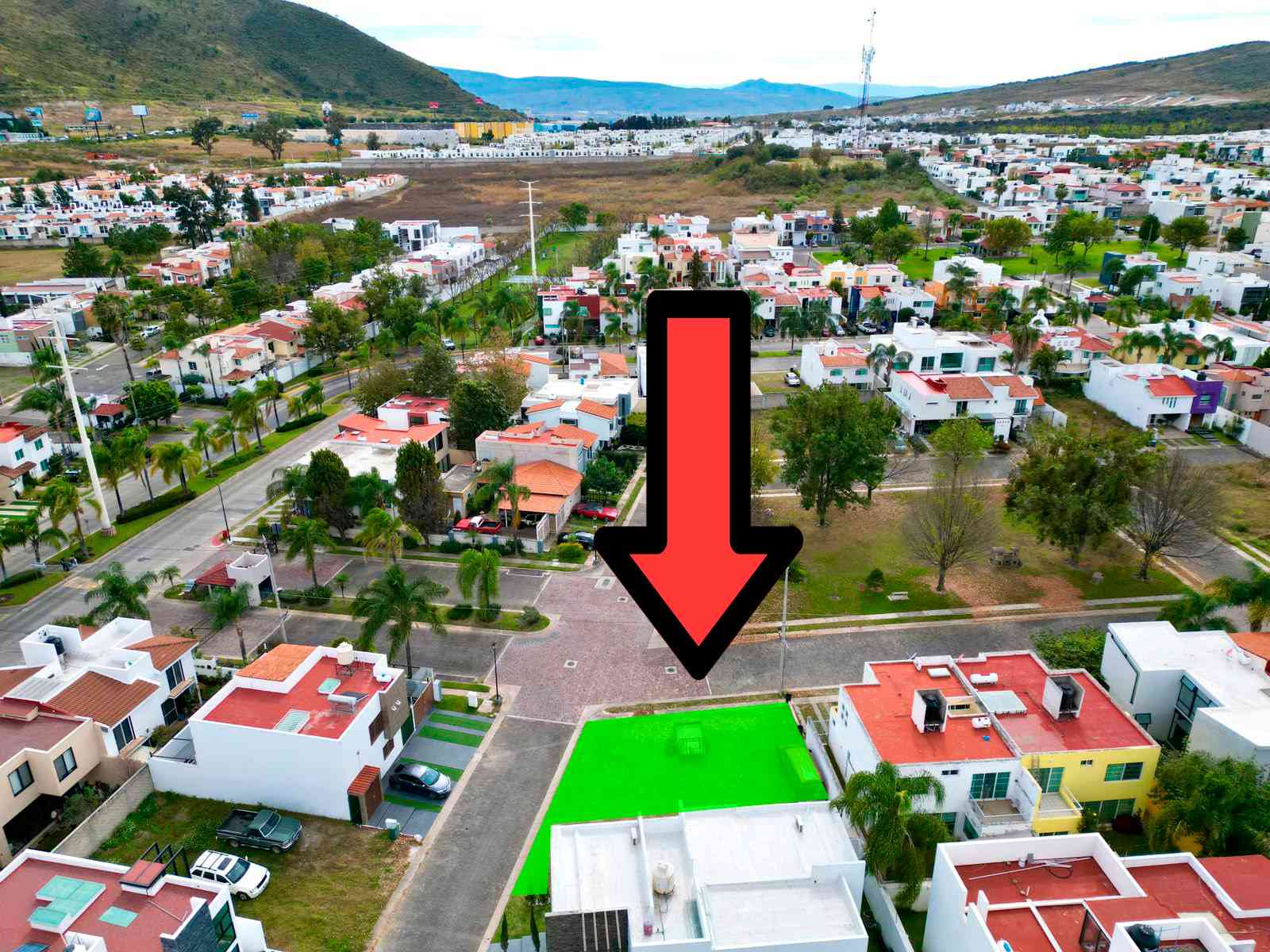 Casa fuerte-El fortin-07 vista 2 terreno en venta en casa fuerte tlajomulco