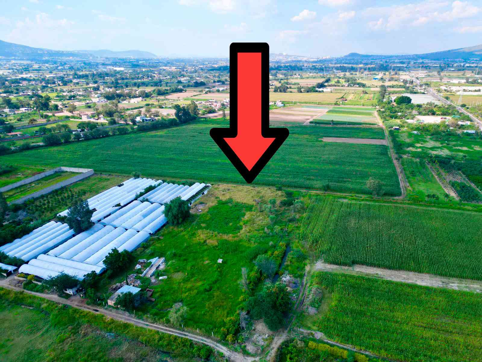 vista de terreno en san sebastián tlajomulco